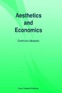Cover of Aesthetics and economics by Gianfranco Mossetto