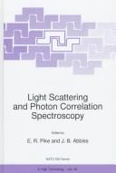 Front cover of Light Scattering and Photon Correlation Spectroscopy (NATO Science Partnership Sub-Series: 3:) by Unknown