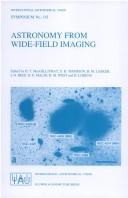 Front cover of Astronomy from wide-field imaging by International Astronomical Union. Symposium