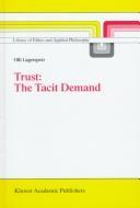 Cover of Trust by Olli Lagerspetz