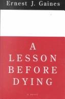 Cover of A Lesson Before Dying by Ernest J. Gaines