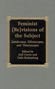Front cover of Feminist (re)visions of the subject by Gail Currie