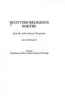 Cover of Scottish religious poetry by Bateman, Meg