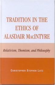 Cover of Tradition in the Ethics of Alasdair MacIntyre by Christopher Stephen Lutz