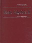 Cover of Basic algebra by Nathan Jacobson