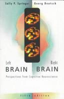 Cover of Left brain, right brain by Sally P. Springer