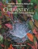 Front cover of Student's Solutions Manual for Atkins and Jones's Chemistry by Charles Trapp
