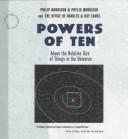 Front cover of Powers of ten by Philip Morrison