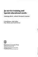 Front cover of In-service training and special educational needs by Colin Robson