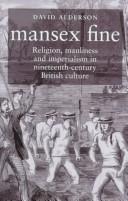 Front cover of Mansex Fine by David Alderson