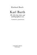 Cover of Karl Barths Lebenslauf by Eberhard Busch