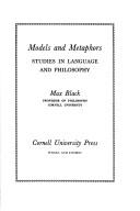 Cover of Models and metaphors by Max Black