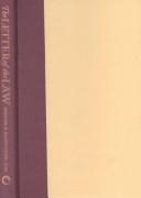 Front cover of The Letter of the law by Candace Barrington