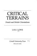 Cover of Critical Terrains by Lisa Lowe