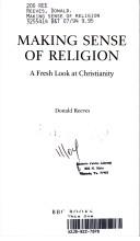Front cover of Making sense of religion by Donald Reeves