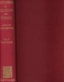 Cover of Encyclopaedia of religion and ethics by James Hastings