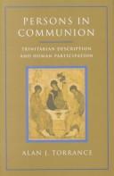 Front cover of Persons in Communion by Alan J. Torrance