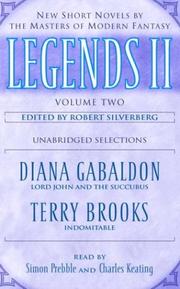 Front cover of Legends II: New Short Novels by the Masters of Modern Fantasy by Unknown