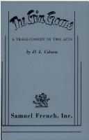 Cover of The gin game by D. L. Coburn