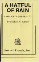 Front cover of A hatful of rain by Michael V. Gazzo