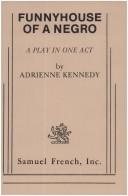 Cover of Funnyhouse of a negro by Adrienne Kennedy