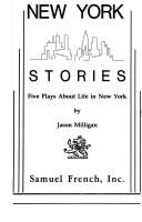 Front cover of New York stories by Jason Milligan