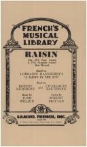 Cover of Raisin by Judd Woldin