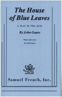 Cover of The house of blue leaves by John Guare