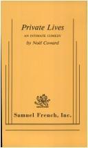Cover of Private lives by Noel Coward