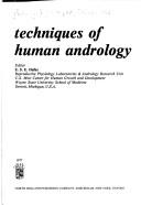 Front cover of Techniques of human andrology by Andrology Conference Detroit 1976.