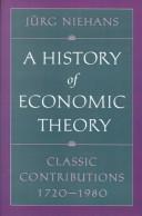 Cover of A history of economic theory by Jürg Niehans