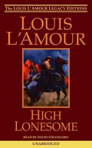Cover of High Lonesome by Louis L'Amour