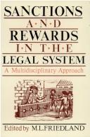 Front cover of Sanctions and Rewards in the Legal System by Martin Friedland