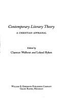 Front cover of Contemporary literary theory by Leland Ryken