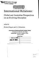 Cover of International relations by Richard A. Higgott