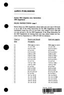 Cover of Section 1983 litigation by Martin A. Schwartz