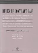 Cover of Rules of contract law by Nathan M. Crystal