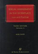 Front cover of Sexual harassment in the workplace by Alba Conte
