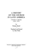 Front cover of A history of the church in Latin America by Enrique D. Dussel