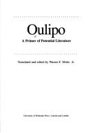 Front cover of Oulipo by Warren F. Motte