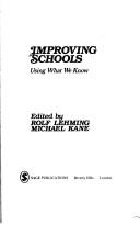 Cover of Improving schools by Michael B. Kane