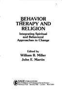 Cover of Behavior therapy and religion by William R. Miller