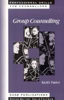 Cover of Group Counselling by Keith Tudor