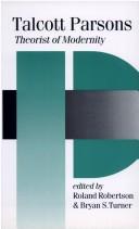 Cover of Talcott Parsons by Roland Robertson
