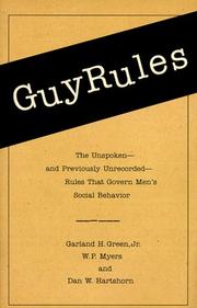 Cover of GuyRules by Garland H. Green