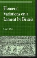 Cover of Homeric variations on a lament by Briseis by Casey Dué