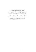 Front cover of Literary History and the Challenge of Philology: The Legacy of Erich Auerbach (Figurae: Reading Medieval Culture) by Seth Lerer