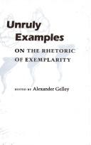 Cover of Unruly Examples by Alexander Gelley