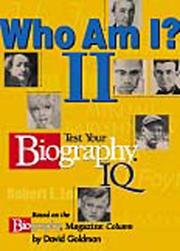 Front cover of Who am I? II by David Goldman