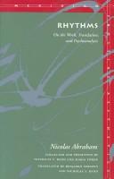 Cover of Rhythms by Nicolas Abraham